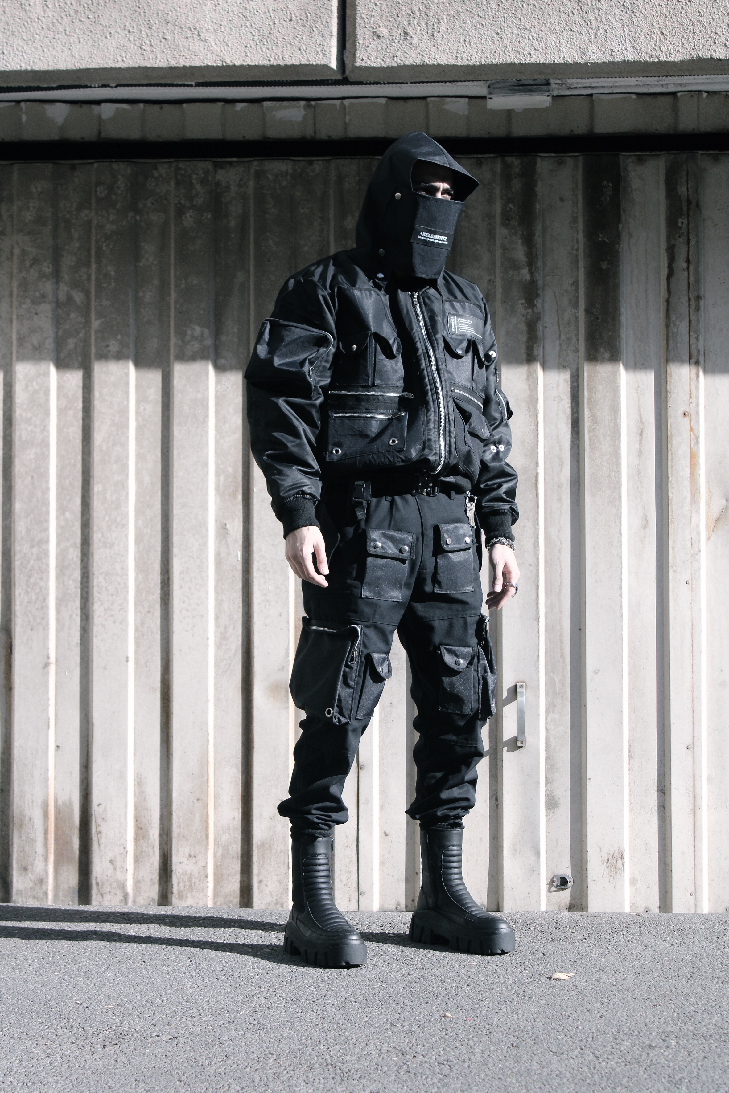 Combat bomber jacket #tech-wear #gothic-wear #cyberpunk